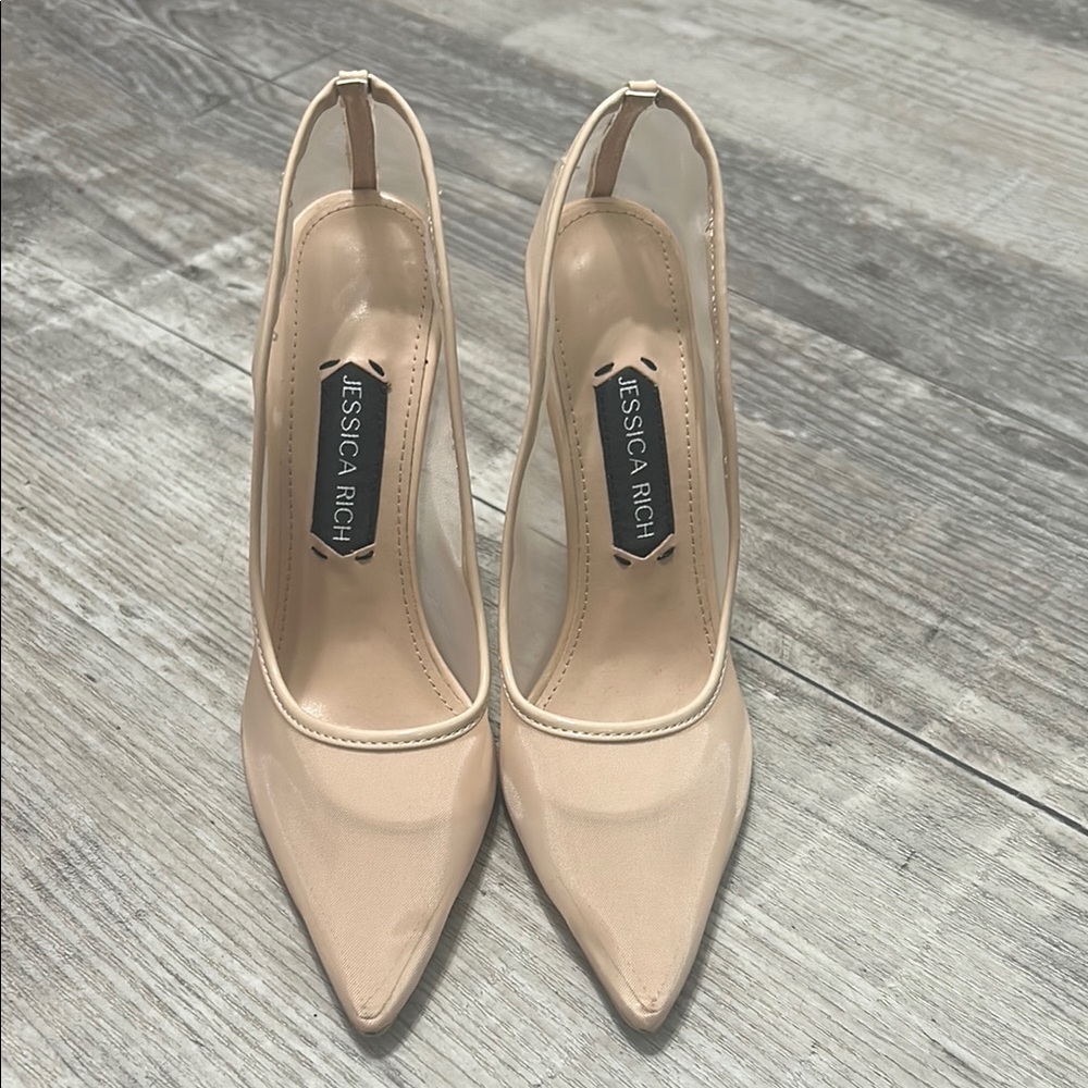 Jessica Cream Elegant Stiletto Heels